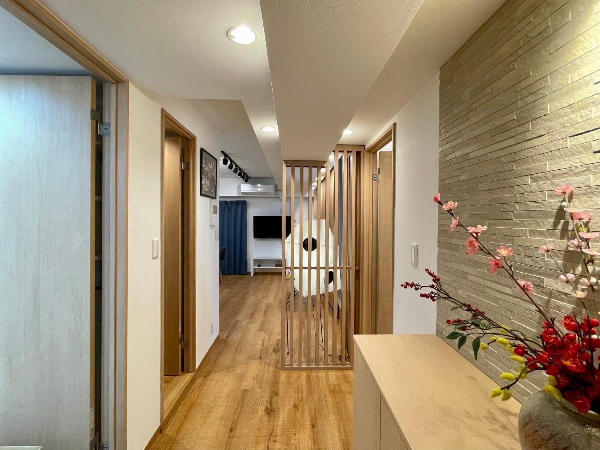 Ferienwohnung 浅草スカイツリービューテラス 浅草寺3分 浅草駅6分 2-10人 成田&羽田空港直通 Präfektur Tokio Exterior foto