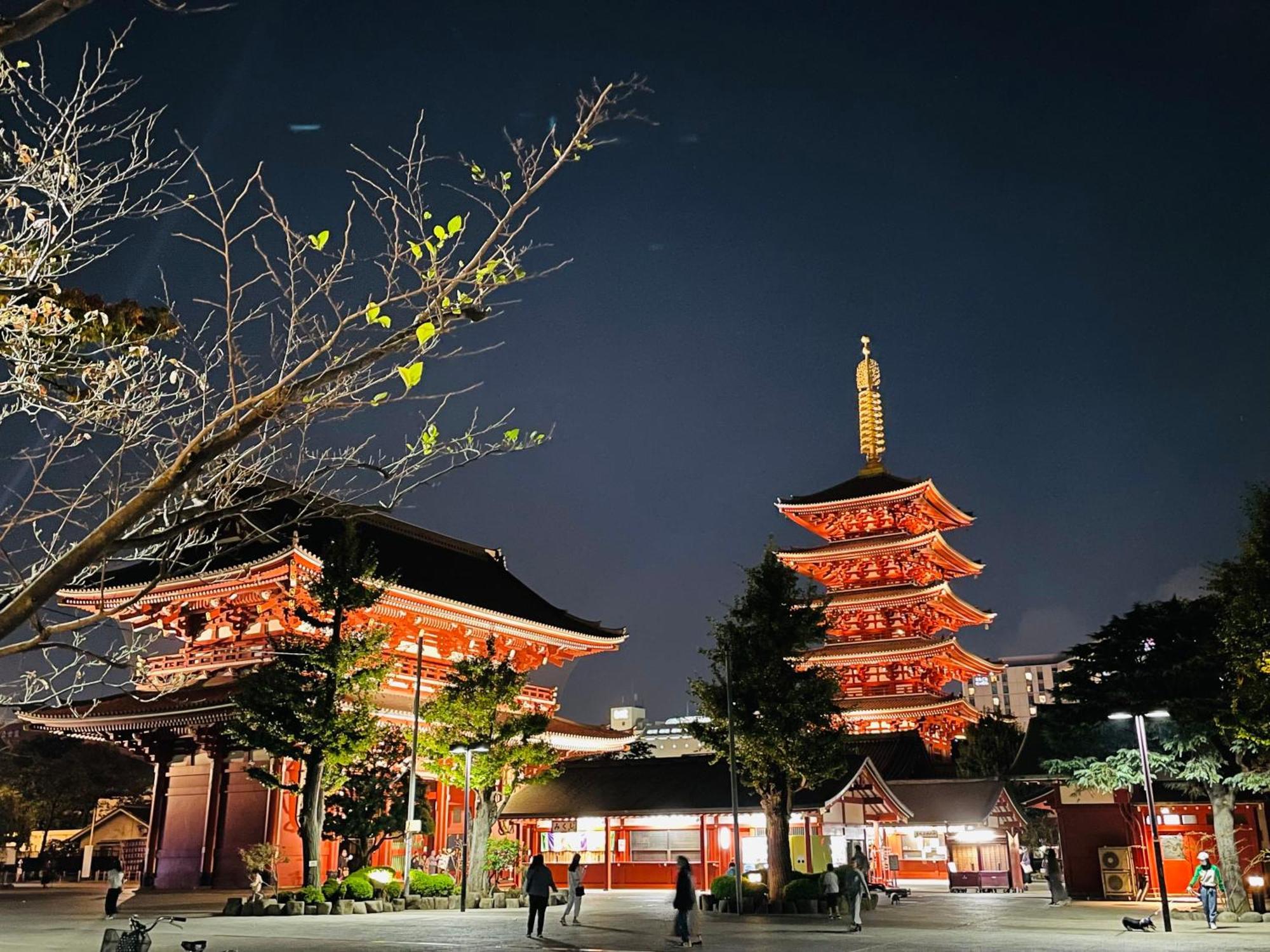Ferienwohnung 浅草スカイツリービューテラス 浅草寺3分 浅草駅6分 2-10人 成田&羽田空港直通 Präfektur Tokio Exterior foto
